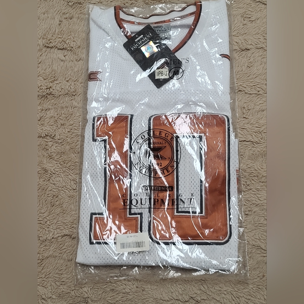 Texas Longhorns Football Jersey #10, Colosseum College Equipment NWT, Medium